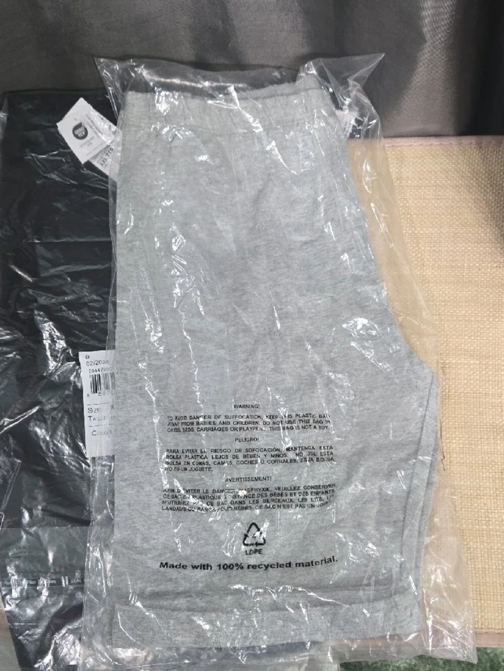 The Children's Place Black & Light Grey Kids Shorts - 2 Pack